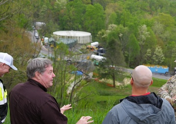 Senior Army officials for Civil Works conduct site visits in western North Carolina