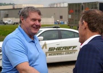 Senior Army officials for Civil Works conduct site visits in western North Carolina