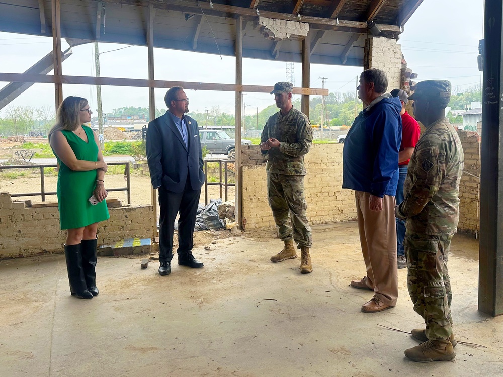 Senior Army officials for Civil Works conduct site visits in western North Carolina