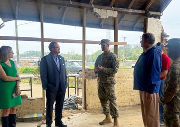 Senior Army officials for Civil Works conduct site visits in western North Carolina