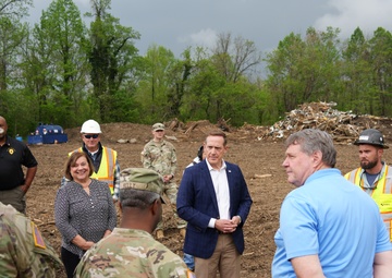 Senior Army officials for Civil Works conduct site visits in western North Carolina