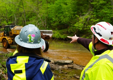 Senior Army officials for Civil Works conduct site visits in western North Carolina