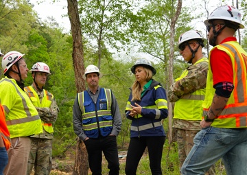 Senior Army officials for Civil Works conduct site visits in western North Carolina