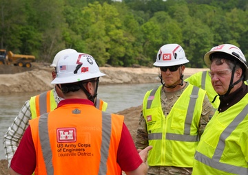 Senior Army officials for Civil Works conduct site visits in western North Carolina