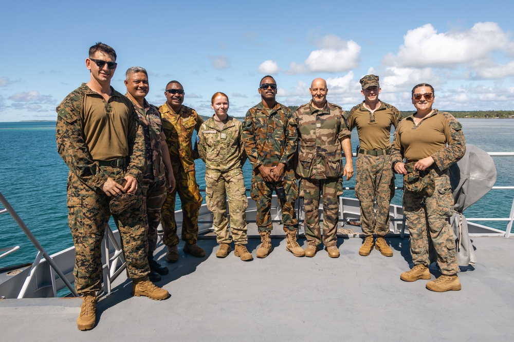 MRF-D 25.3: Service members tour oceanic patrol ship