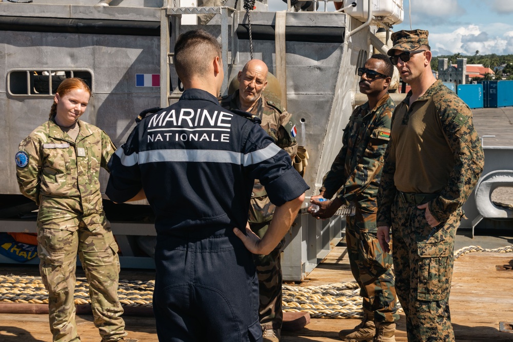 MRF-D 25.3: Service members tour oceanic patrol ship