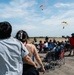 Army Golden Knights Dazzle Crowds with Precision Parachute Demo at JBLE Air Show