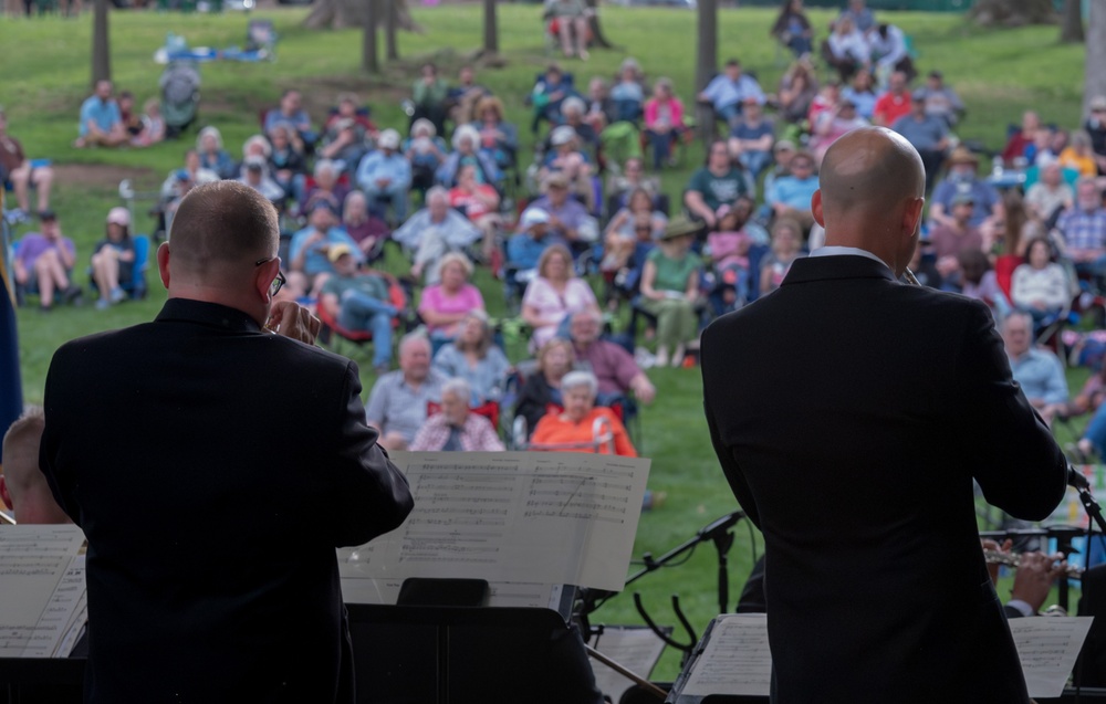 Navy Band Commodores perform at Merriweather Park