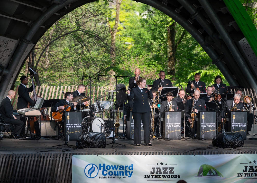 Navy Band Commodores perform at Merriweather Park