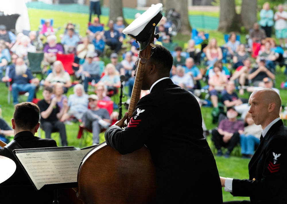 Navy Band Commodores perform at Merriweather Park