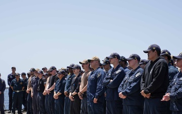 Truxtun conducts All Hands Call
