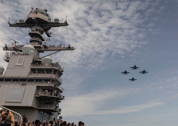 USS Gerald R. Ford (CVN 78) hosts Friends and Family Day Cruise