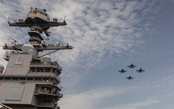USS Gerald R. Ford (CVN 78) hosts Friends and Family Day Cruise
