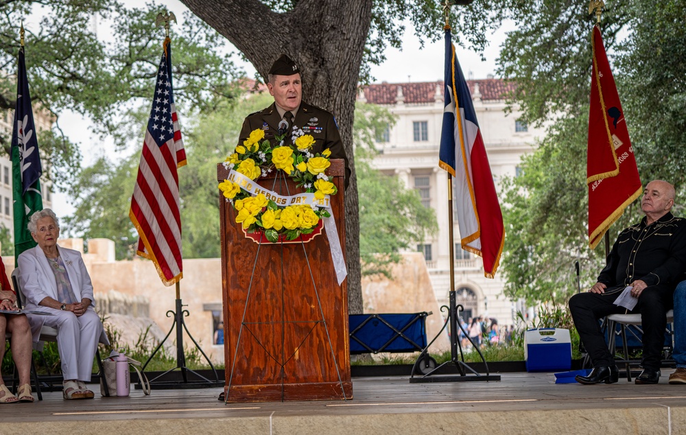 Maj. Gen. Phil Ryan highlights legacy of military courage and leadership at Battle of San Jacinto celebration