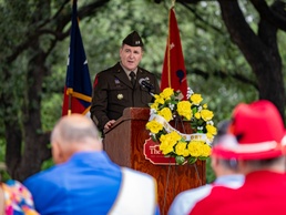 Maj. Gen. Phil Ryan highlights legacy of military courage and leadership at Battle of San Jacinto celebration