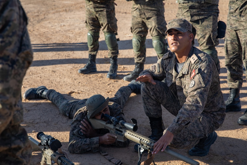 Tunisian Armed Forces conduct sniper training during African Lion 2025