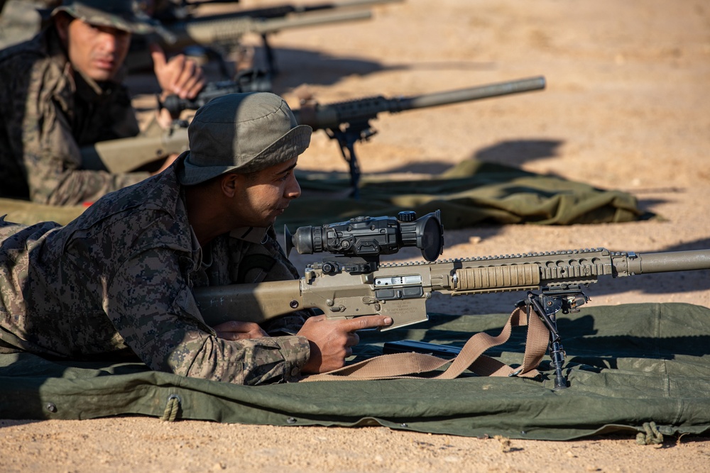 Tunisian Armed Forces conduct sniper training during African Lion 2025