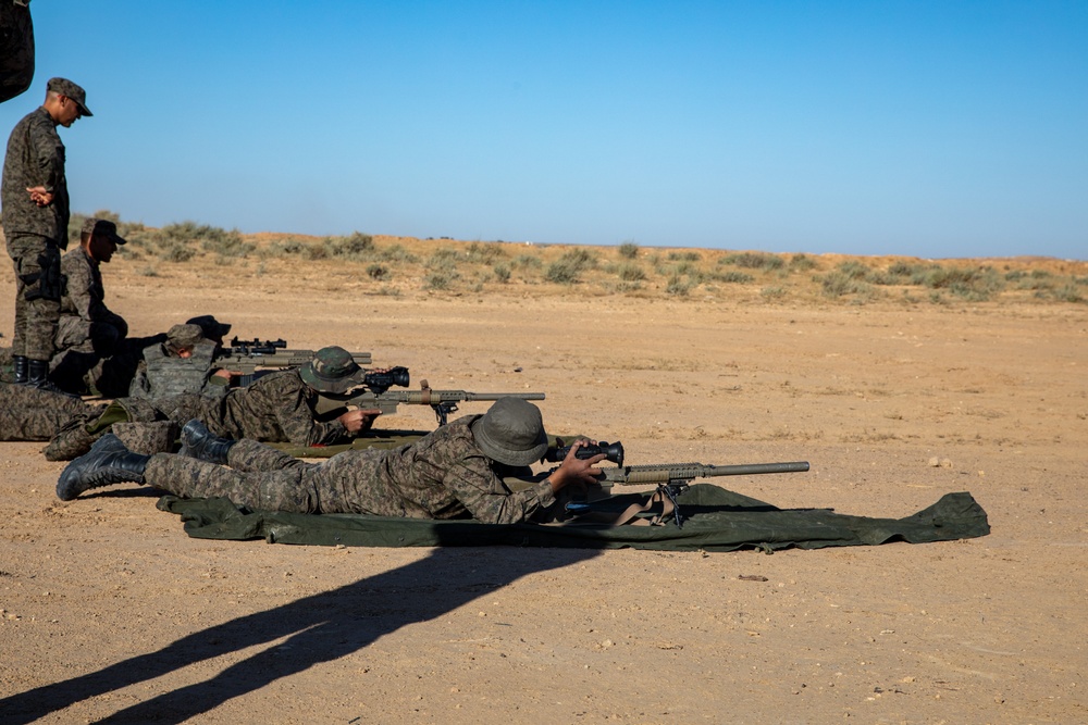 Tunisian Armed Forces conduct sniper training during African Lion 2025