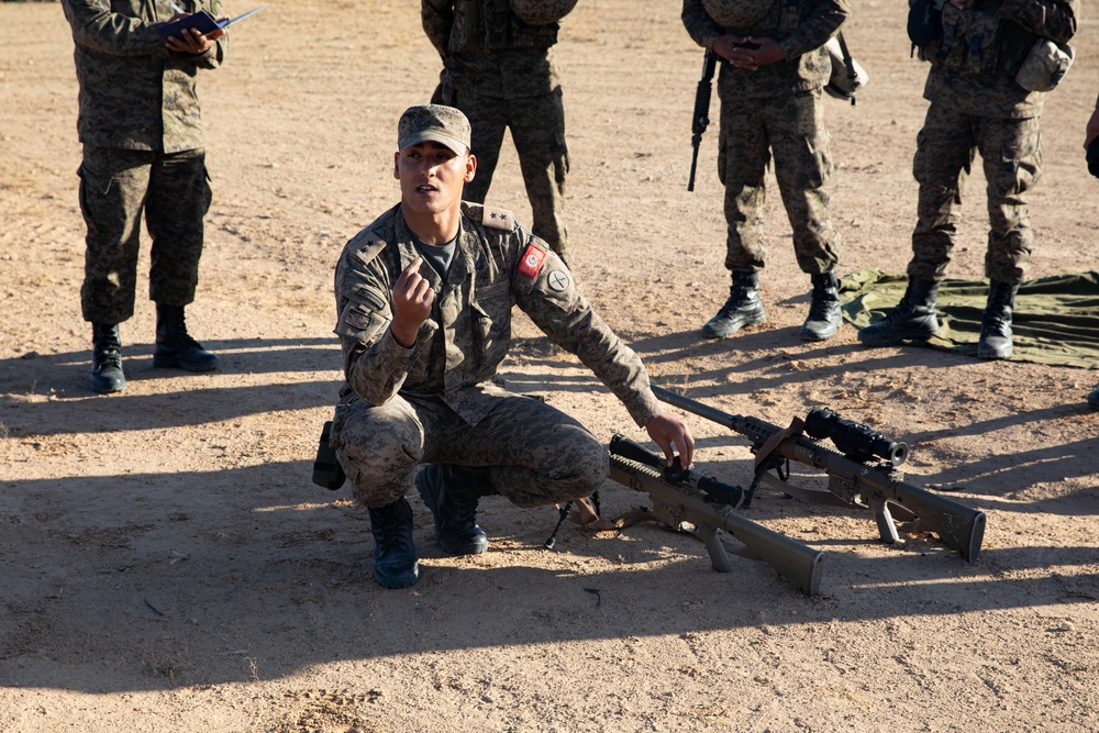 Tunisian Armed Forces conduct sniper training during African Lion 2025