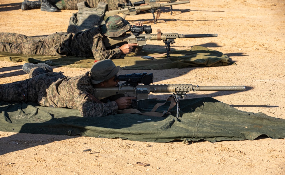 Tunisian Armed Forces conduct sniper training during African Lion 2025