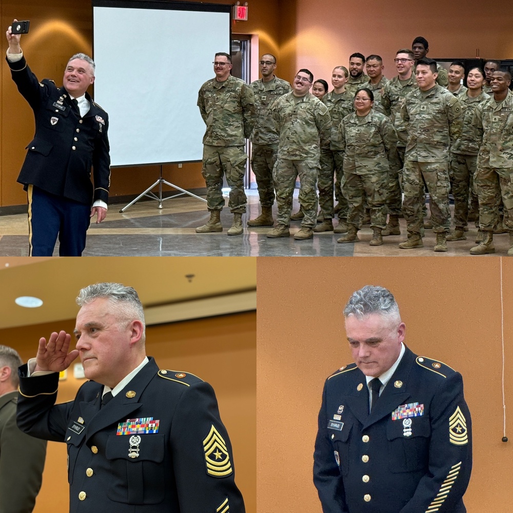 Sergeant Major Syvrud Retired