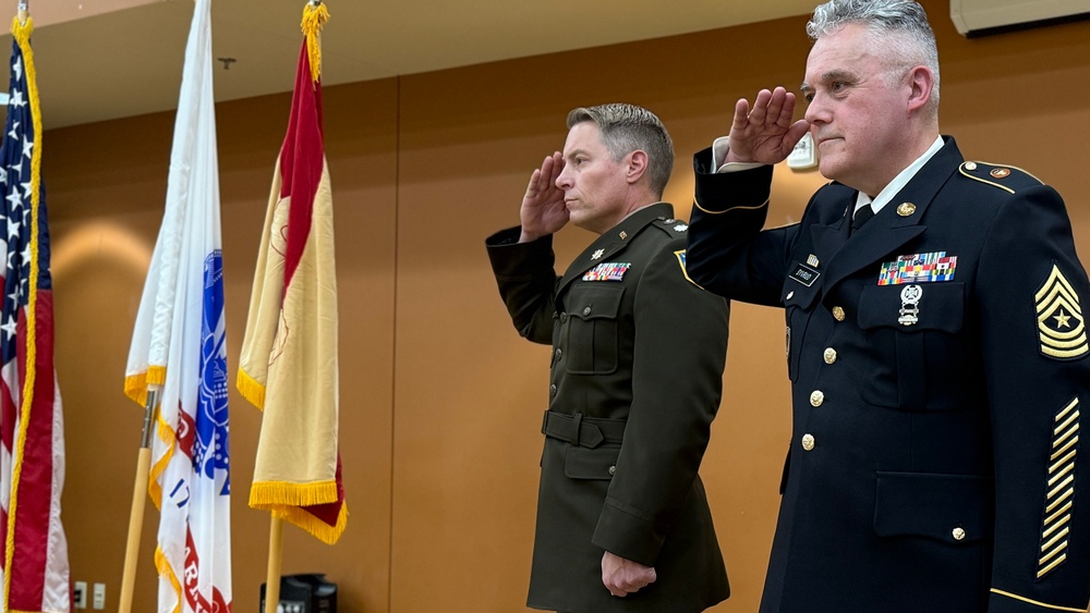 Sergeant Major Syvrud Retires