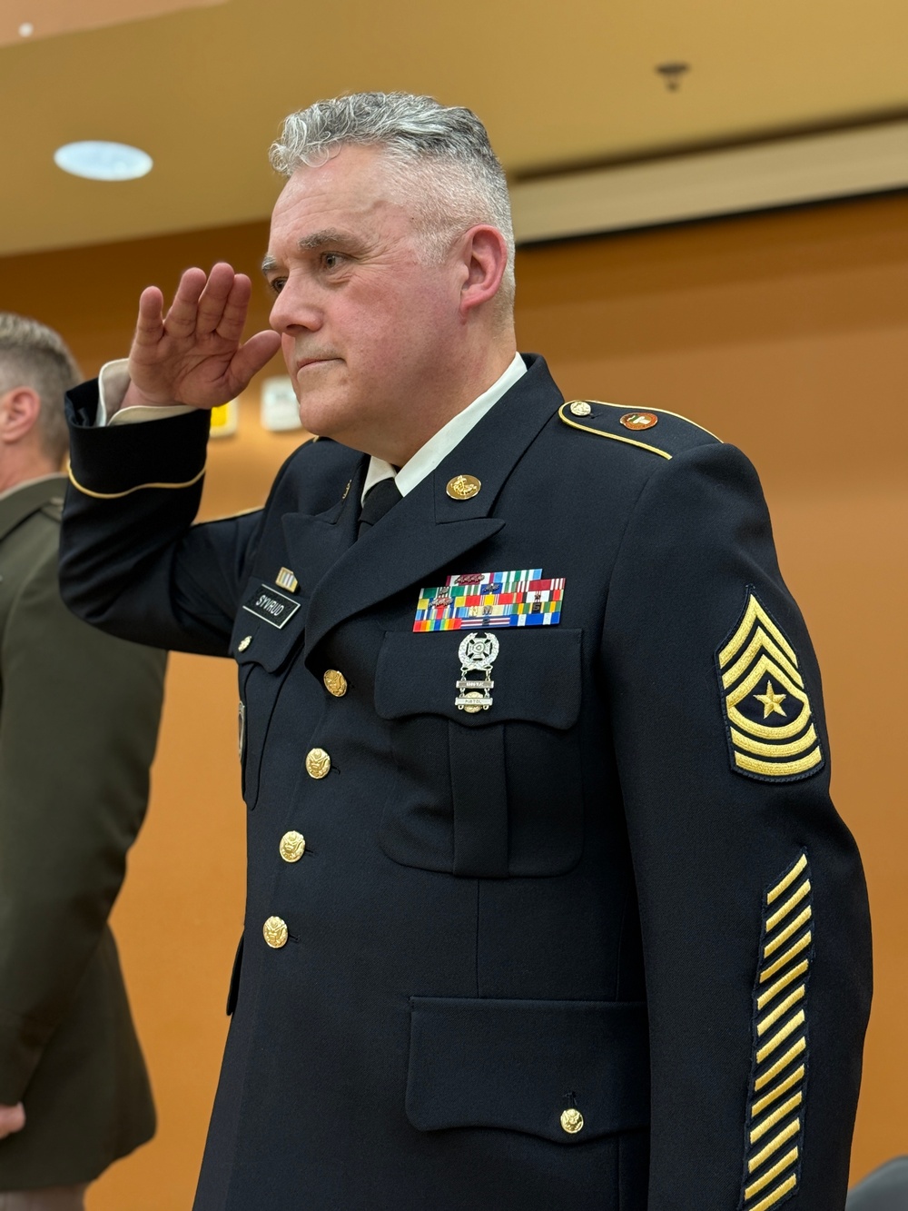 Sergeant Major Syvrud Retires