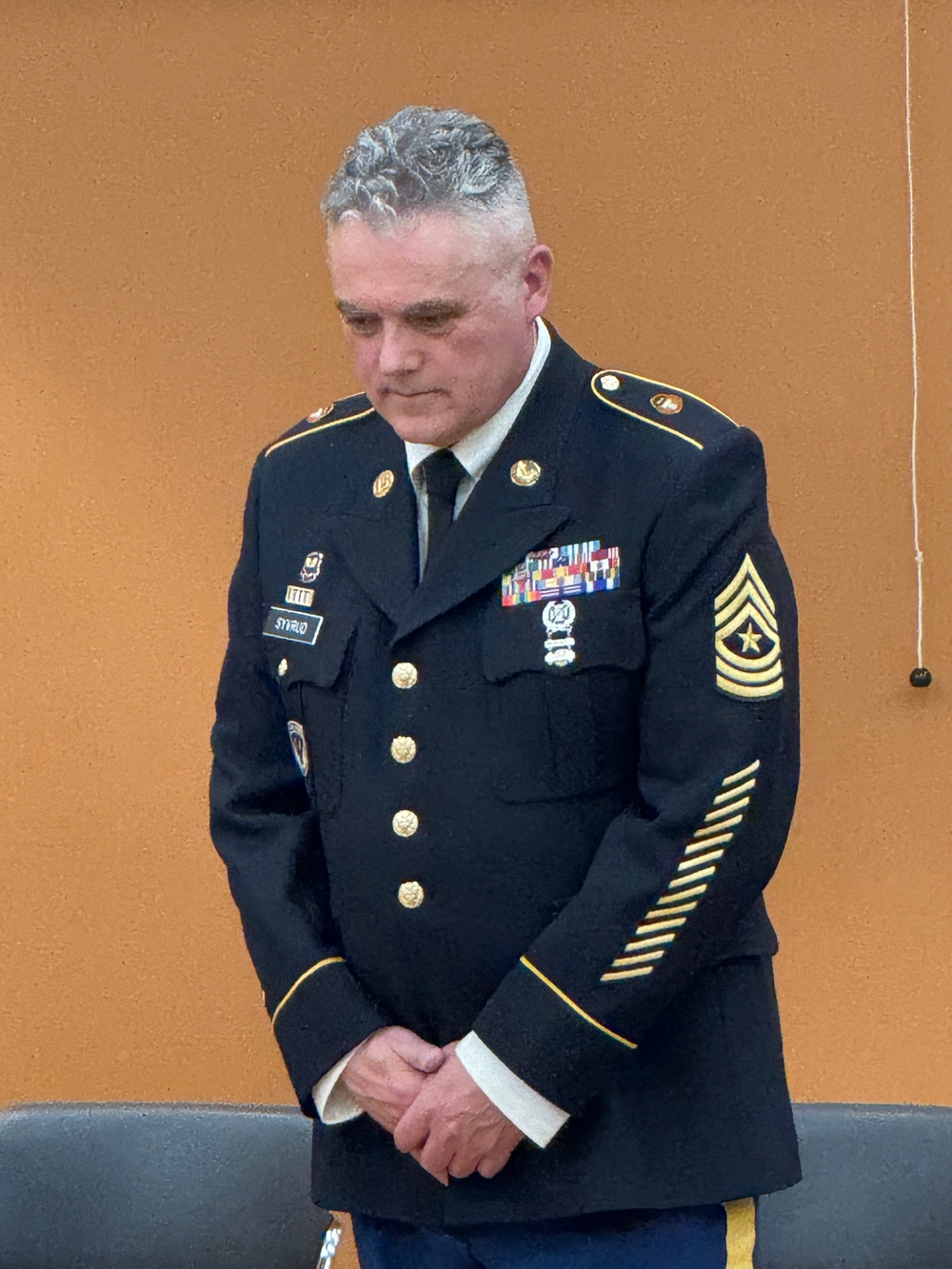 Sergeant Major Syvrud Retires
