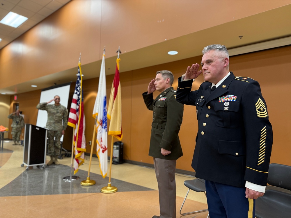 Sergeant Major Syvrud Retires