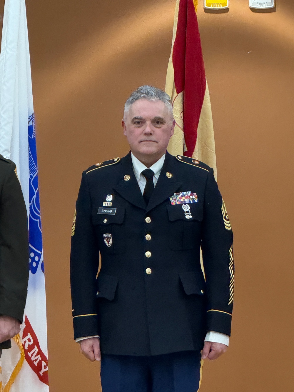 Sergeant Major Syvrud Retires