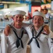 USS New York Attends Miami Marlins Game