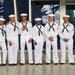 USS New York Attends Miami Marlins Game