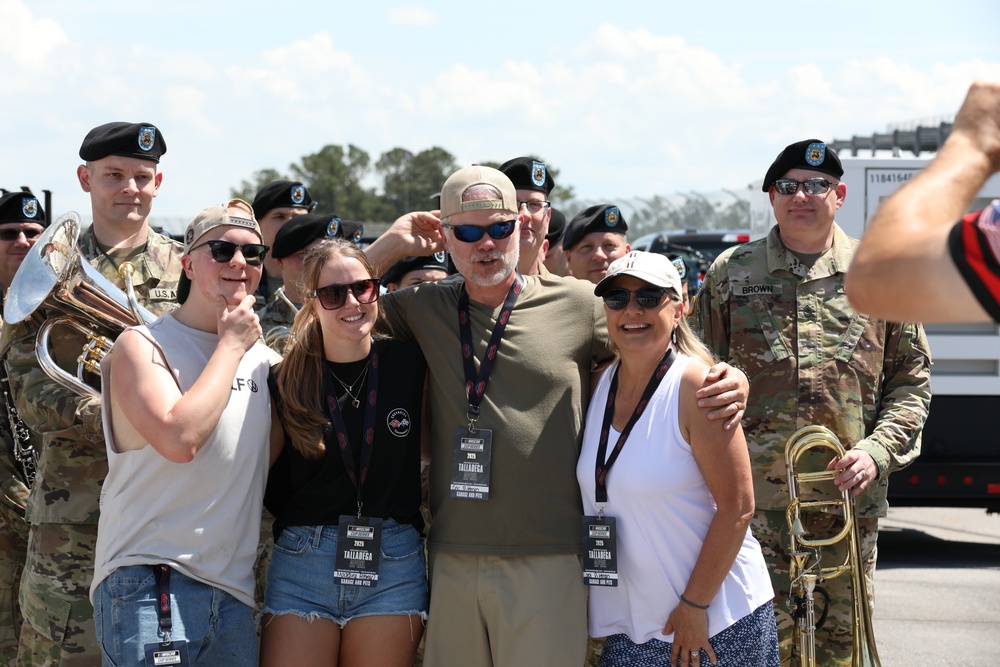 U.S. Army Reserve 100th Military Band Performs at Talladega Superspeedway