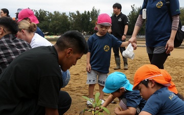 Camp Hansen Marines help cleanup and plant mangrove trees | Earth Day 2025