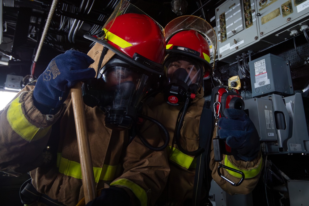 USS Gridley Mass Casualty Drill