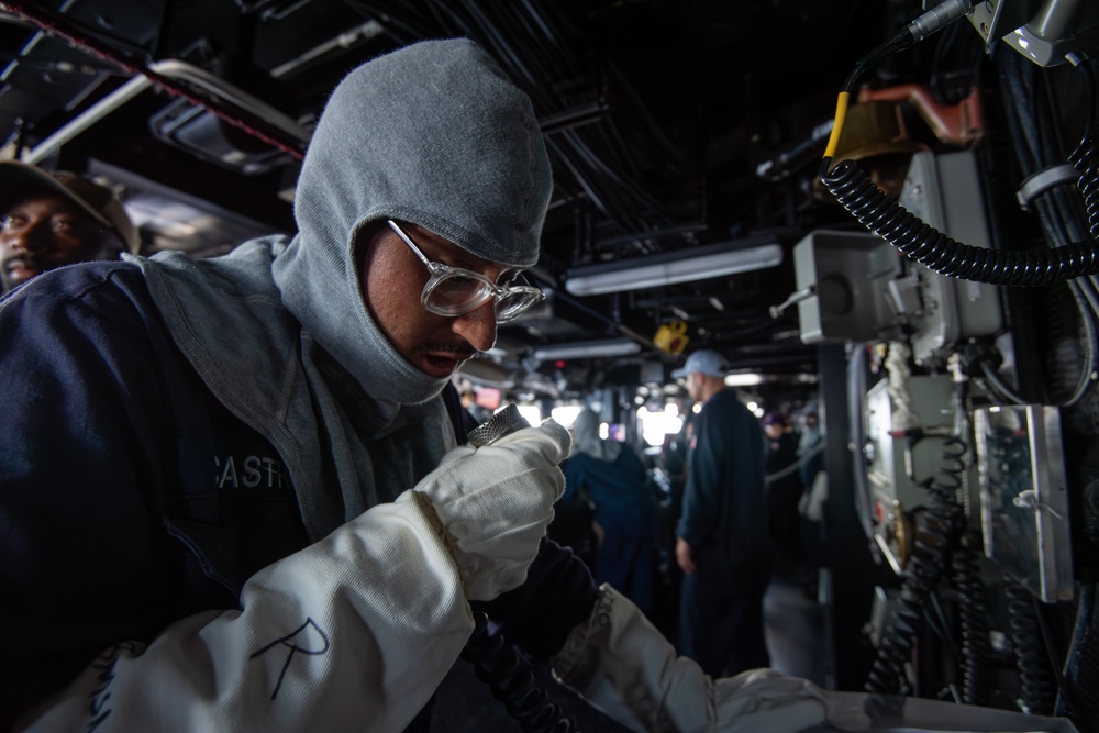 USS Gridley Mass Casualty Drill
