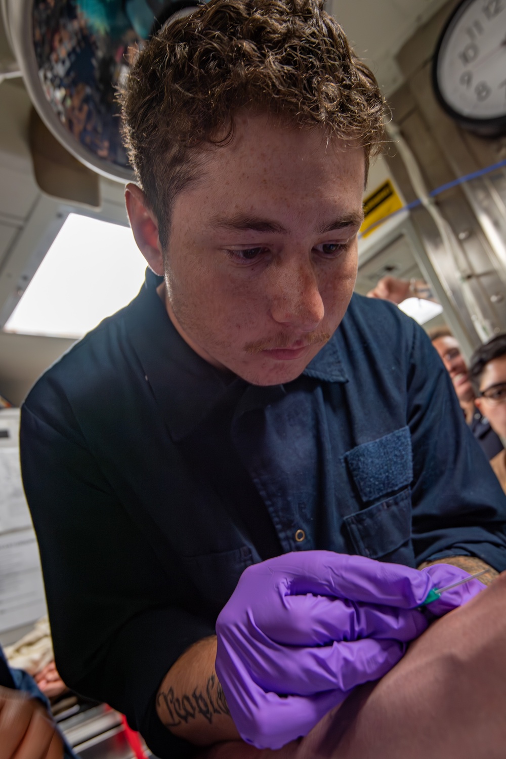 USS Gridley Mass Casualty Drill