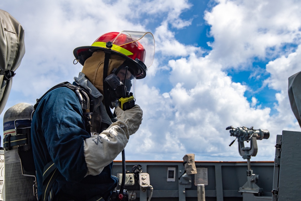 USS Gridley Mass Casualty Drill