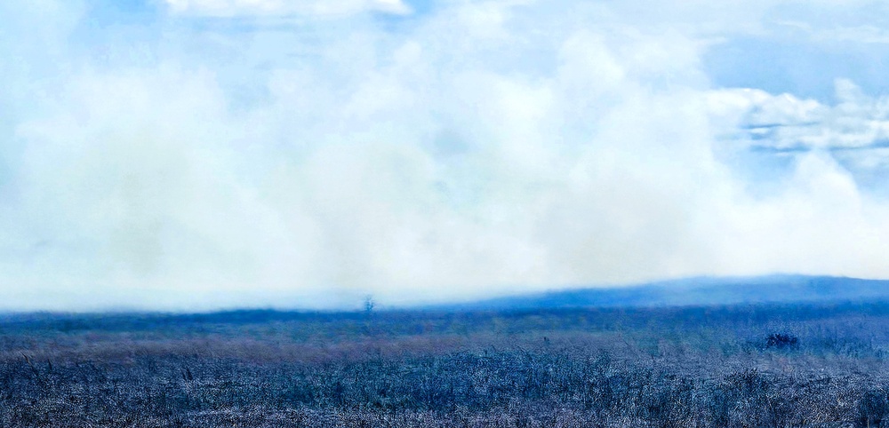 Fort McCoy’s prescribed burn team holds last burn for 2025 spring season