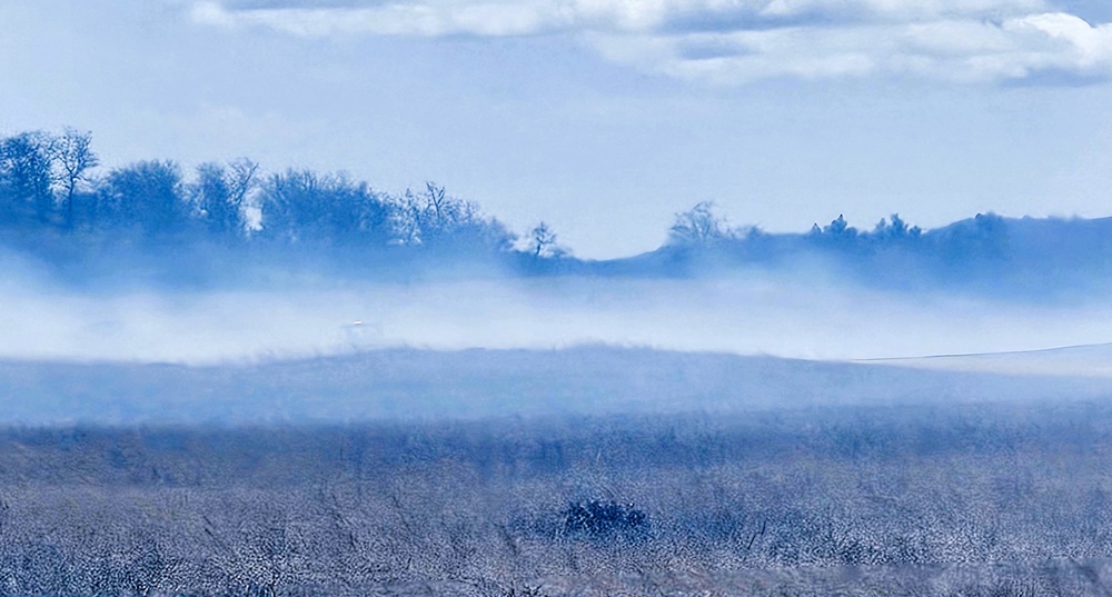 Fort McCoy’s prescribed burn team holds last burn for 2025 spring season