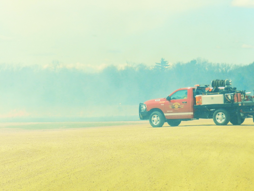 Fort McCoy’s prescribed burn team holds last burn for 2025 spring season