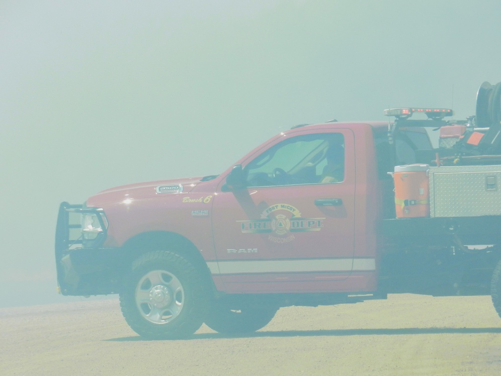 Fort McCoy’s prescribed burn team holds last burn for 2025 spring season
