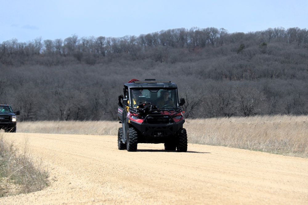 Fort McCoy’s prescribed burn team holds last burn for 2025 spring season