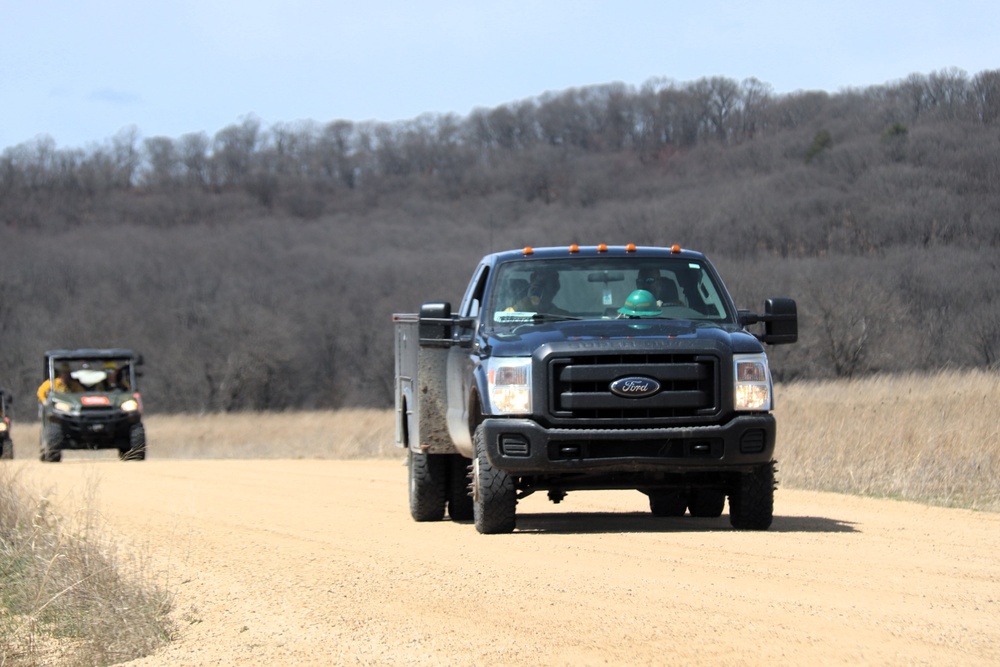 Fort McCoy’s prescribed burn team holds last burn for 2025 spring season