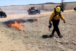 Fort McCoy’s prescribed burn team holds last burn for 2025 spring season