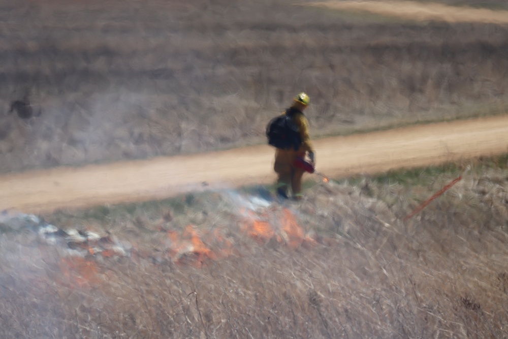 Fort McCoy’s prescribed burn team holds last burn for 2025 spring season