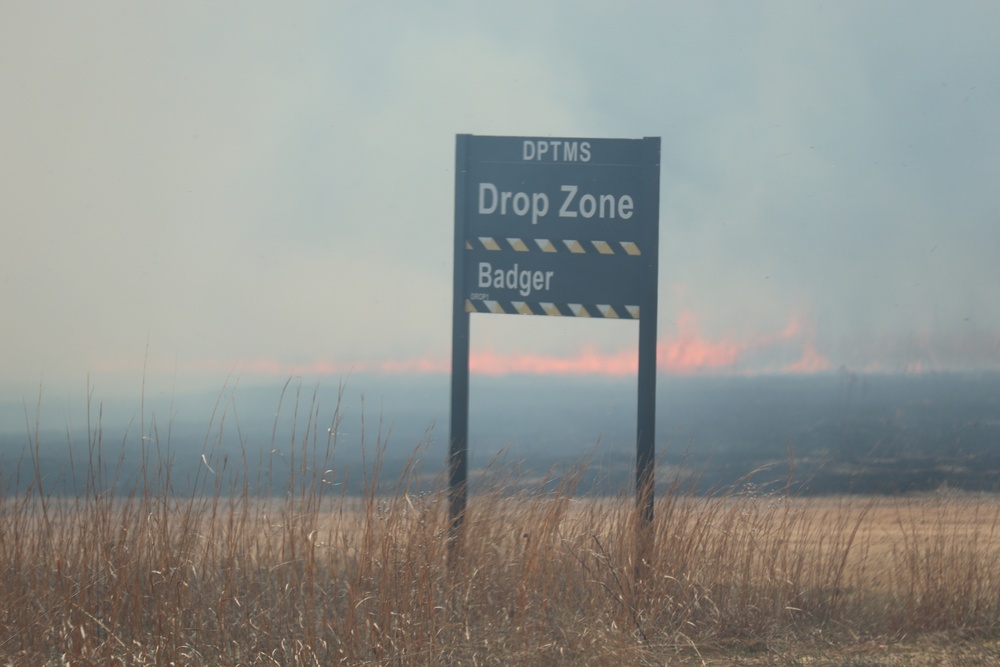 Fort McCoy’s prescribed burn team holds last burn for 2025 spring season