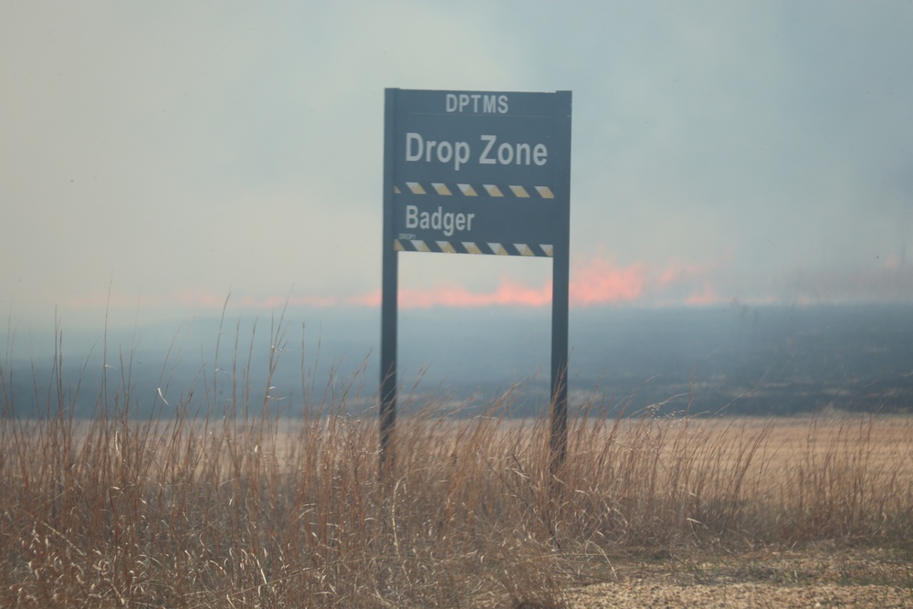 Fort McCoy’s prescribed burn team holds last burn for 2025 spring season