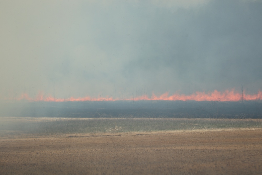 Fort McCoy’s prescribed burn team holds last burn for 2025 spring season