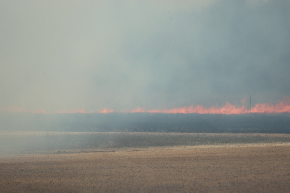 Fort McCoy’s prescribed burn team holds last burn for 2025 spring season